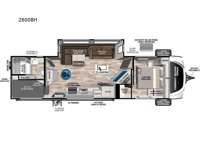 Vibe 2600BH Floorplan Image