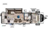 Vibe 2600RK Floorplan Image