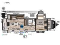 Vibe 3400XL Floorplan Image