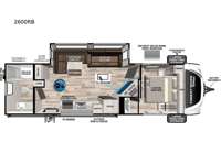 Vibe 2600RB Floorplan Image