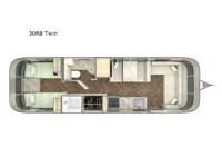 International 30RB Twin Floorplan Image