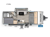 Cherokee Wolf Pup Black Label 17JWBL Floorplan Image