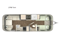 International 27FB Twin Floorplan Image