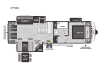 Cougar Half-Ton 27SGS Floorplan Image