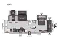 Cougar Half-Ton 30RKD Floorplan