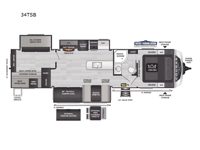 New 2025 Keystone RV Cougar Half-Ton 34TSB image