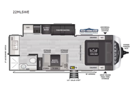 Cougar Half-Ton 22MLSWE Floorplan Image