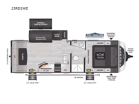 Cougar Half-Ton 25RDSWE Floorplan Image