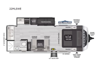 Used 2024 Keystone RV Cougar Half-Ton 22MLSWE image