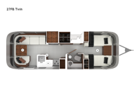 Globetrotter 27FB Twin Floorplan Image