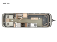 Globetrotter 30RB Twin Floorplan Image