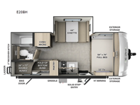 Flagstaff E-Pro E20BH Floorplan Image