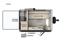 Flagstaff E-Pro E12SA Floorplan Image