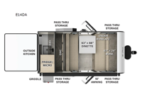 Flagstaff E-Pro E14DA Floorplan Image