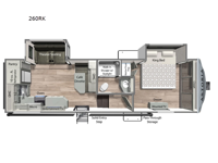 Astoria 260RK Floorplan Image