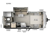 Flagstaff E-Pro E20FBS Floorplan Image