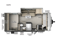 Flagstaff E-Pro 20FK Floorplan Image