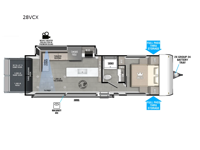 Salem FSX 28VCX Floorplan Image