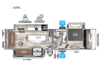 Salem Hemisphere 325RL Floorplan Image