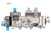 Salem Hemisphere 270FKS Floorplan Image