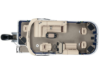 Fishin Barge 20 DLX Floorplan Image