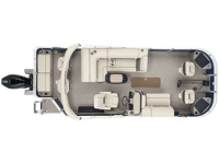 Fishin Barge 22 XP3 Floorplan Image