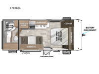 Salem Cruise Lite 171RBXL Floorplan Image