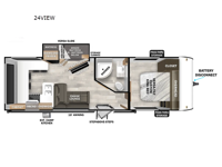 Salem Cruise Lite 24VIEWX Floorplan Image