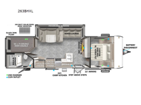 Salem Cruise Lite 263BHXL Floorplan Image