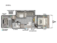 Salem Cruise Lite 28VBXL Floorplan Image