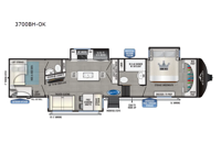 Blackthorn 3700BH-OK Floorplan