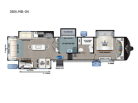 Blackthorn 3801MB-OK Floorplan Image