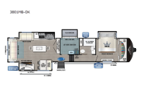 Blackthorn 3801MB-OK Floorplan Image