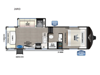 Blackthorn Half-Ton 26RD Floorplan Image