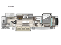 Cedar Creek 379BHO Floorplan Image