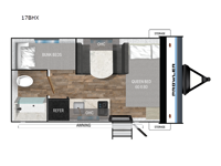 Prowler Lynx 17BHX Floorplan Image