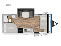 Prowler Lynx 19BHX Floorplan Image