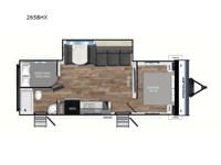 Prowler Lynx 265BHX Floorplan Image