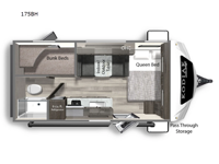 Kodiak Cub 175BH Floorplan Image