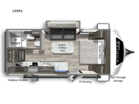 Kodiak Cub 199RK Floorplan Image