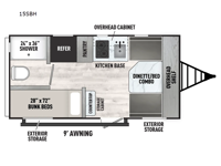 Viking 3K Series 15SBH Floorplan Image