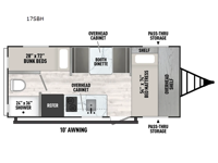 Viking 3K Series 17SBH Floorplan Image