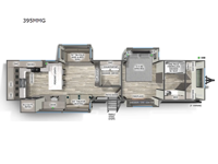 Sandpiper Destination Trailers 395MMG Floorplan Image