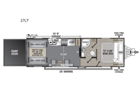 Work and Play 27LT Floorplan Image