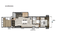 Salem 32VERANDA Floorplan