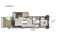 Salem 32VERANDA Floorplan Image