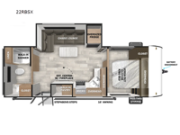 Salem 22RBSX Floorplan Image