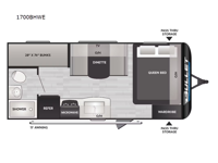 Bullet Classic 1700BHWE Floorplan Image