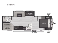 Bullet Classic 2640BHWE Floorplan Image