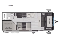 Bullet Classic 2140BH Floorplan Image